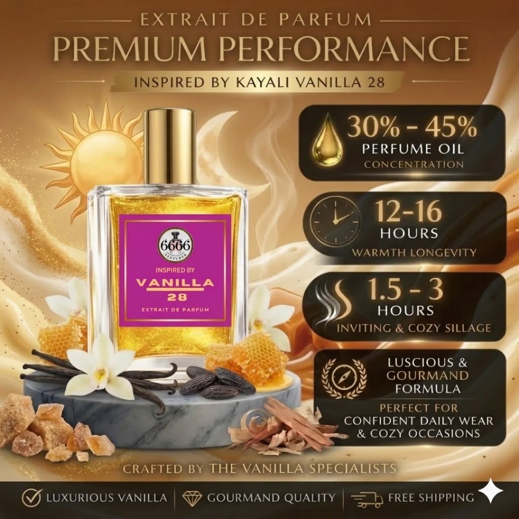 Kayali Vanilla 28 inspired perfume performance extrait de parfum 30 to 45 percent oil long lasting vanilla fragrance India