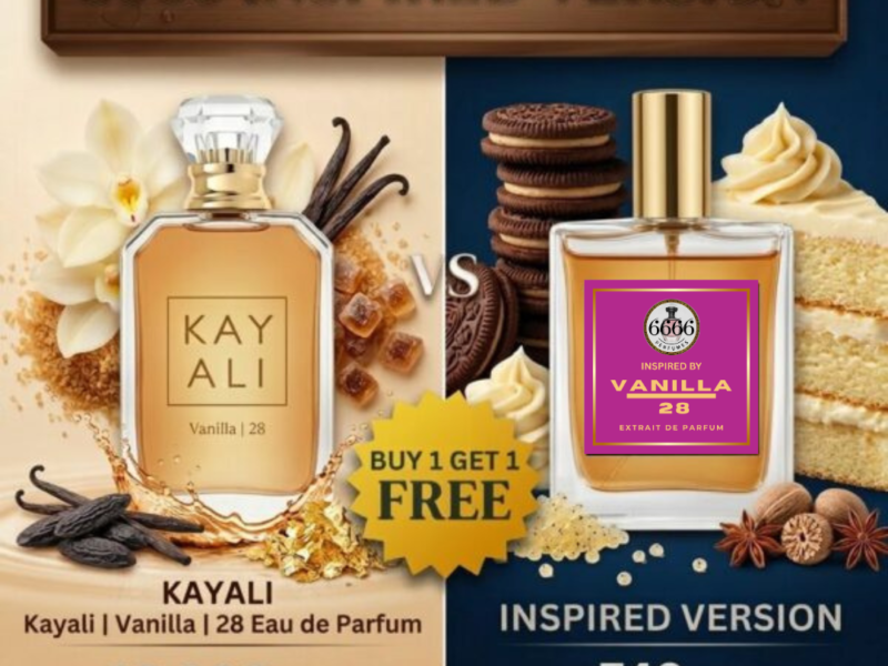 Kayali Vanilla 28 inspired perfume vs original price India 6666 perfumes vanilla gourmand fragrance under 1000