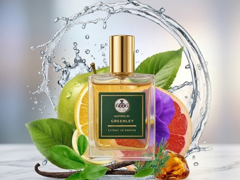 greenley inspired perfume by 6666 with green apple citrus fresh woody fragrance long lasting