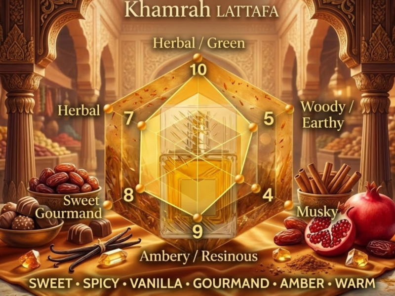 Khamrah inspired perfume scent radar sweet gourmand spicy amber vanilla cinnamon fragrance profile