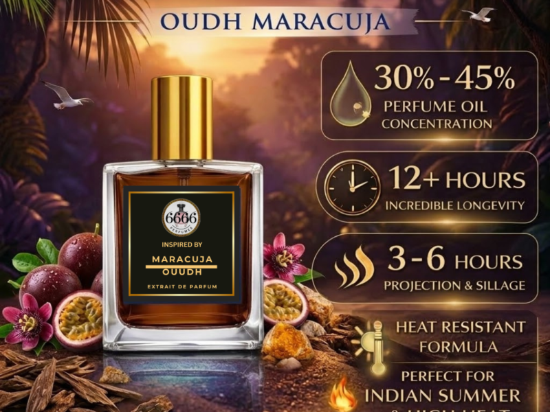 Oud Maracuja inspired extrait perfume long lasting performance India