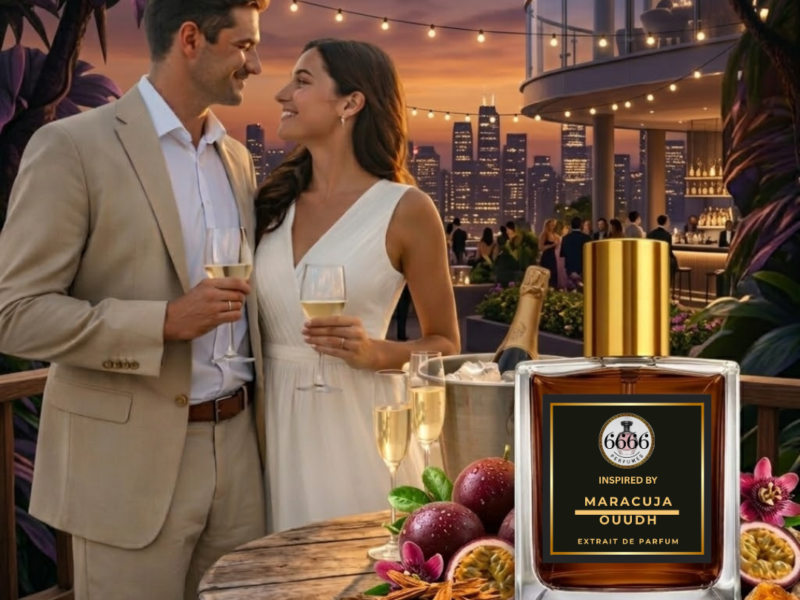 Oud Maracuja inspired perfume luxury lifestyle fragrance photography