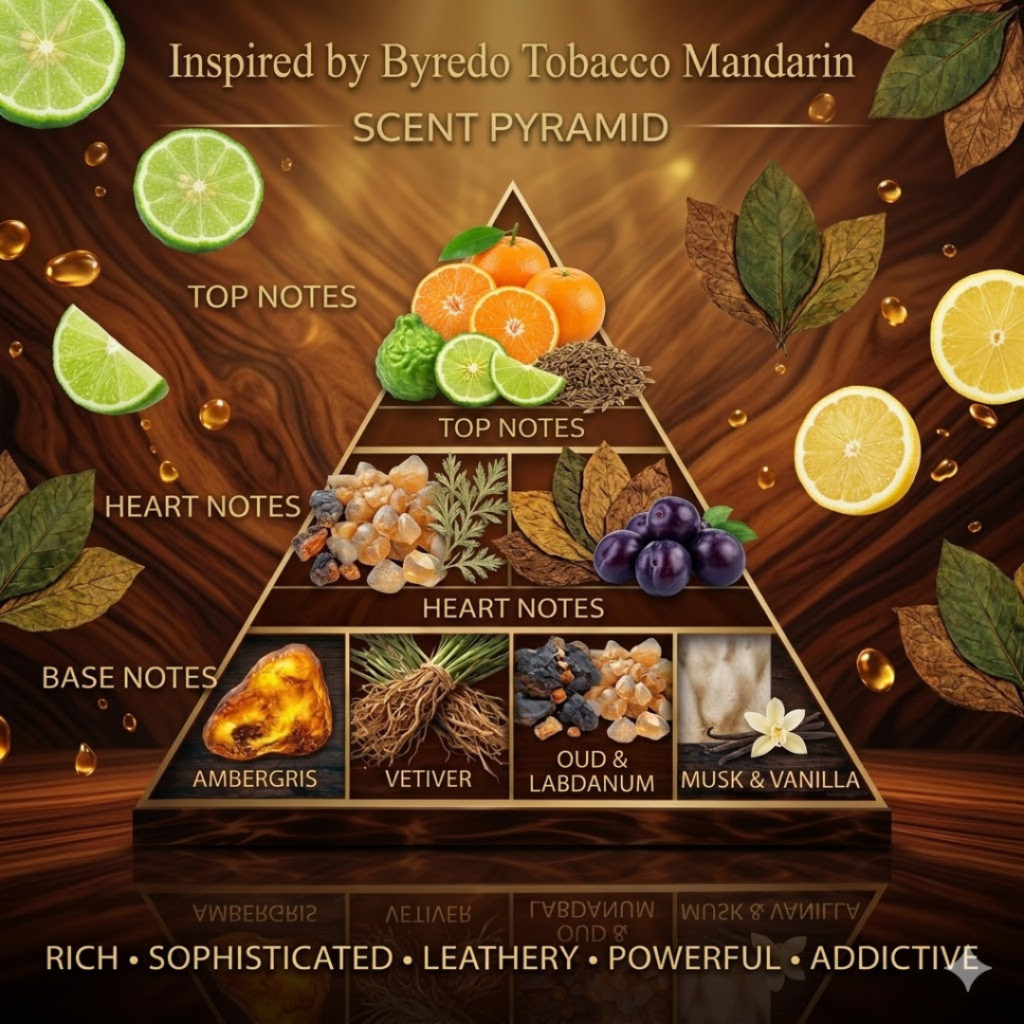 Tobacco Mandarin Inspired Perfume India