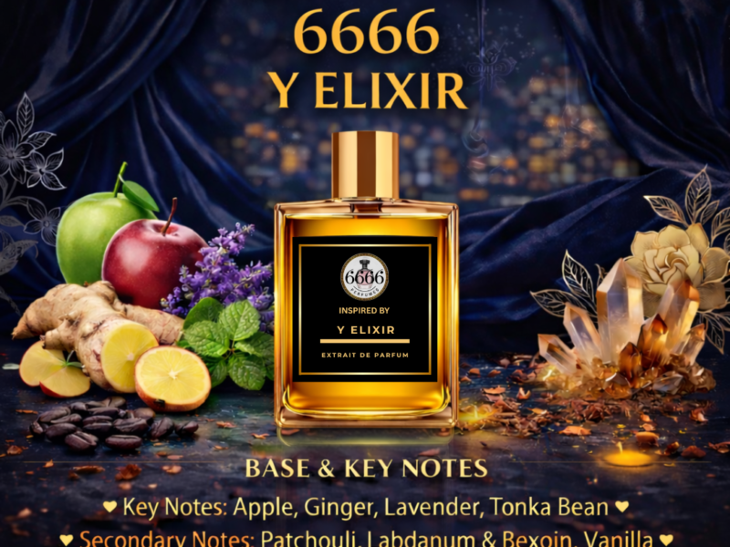 Y Elixir inspired perfume key notes apple ginger lavender tonka vanilla patchouli