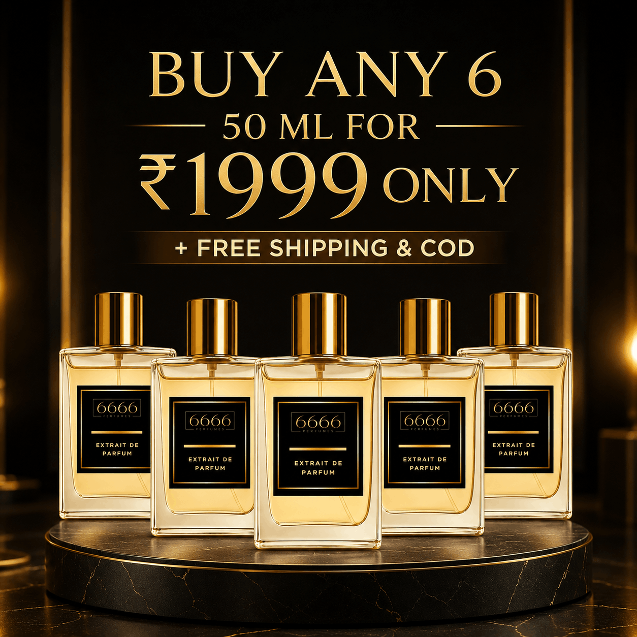 Buy Any 6×50ml Perfumes for ₹1999