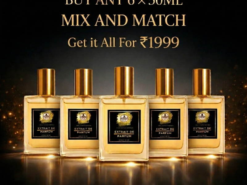 Buy Any 6×50ml Perfumes for ₹1999