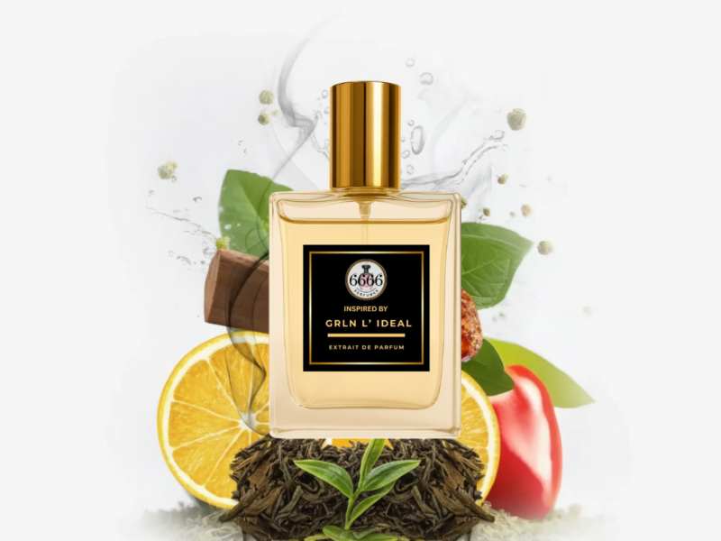 Ideal Homme inspired perfume with sweet almond woody aromatic fragrance