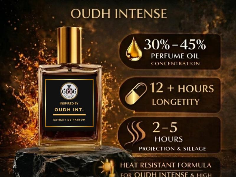 Gucci Intense Oud inspired perfume performance 30 to 45 percent oil 12 plus hours longevity projection sillage India heat resistant