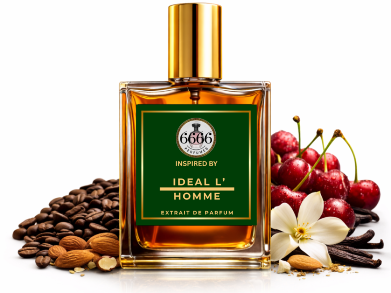 Guerlain L’Homme Ideal inspired perfume 6666 extrait cherry almond vanilla men fragrance India