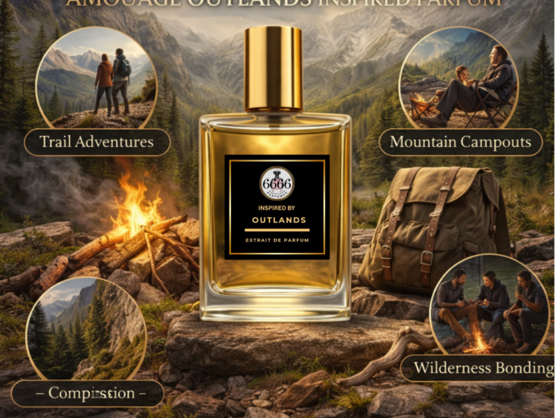 Best occasions to wear Amouage Outlands inspired perfume India trail adventures campfire mountain outdoors fragrance
