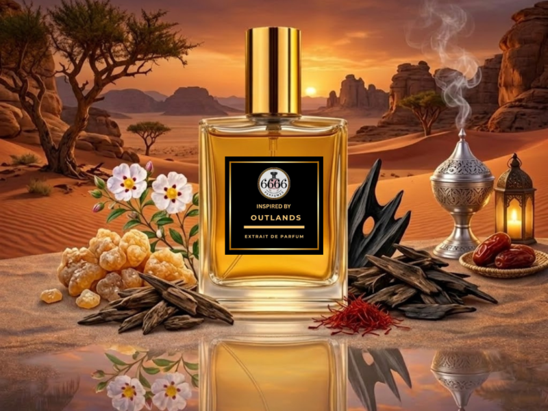 Amouage Outlands inspired perfume desert luxury incense oud saffron oriental fragrance India