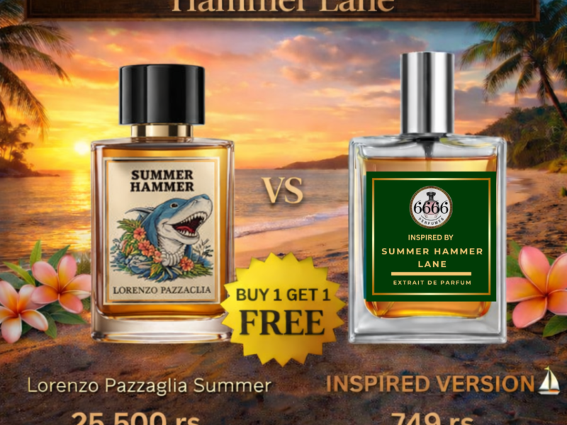 summer hammer lane inspired perfume vs lorenzo pazzaglia summer hammer comparison 6666 extrait version