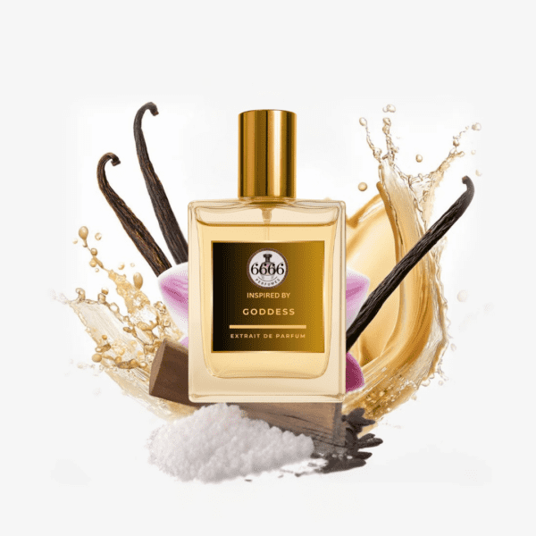 Burberry Goddess inspired perfume by 6666perfumes featuring warm vanilla, lavender and gourmand notes in high concentration extrait formula.